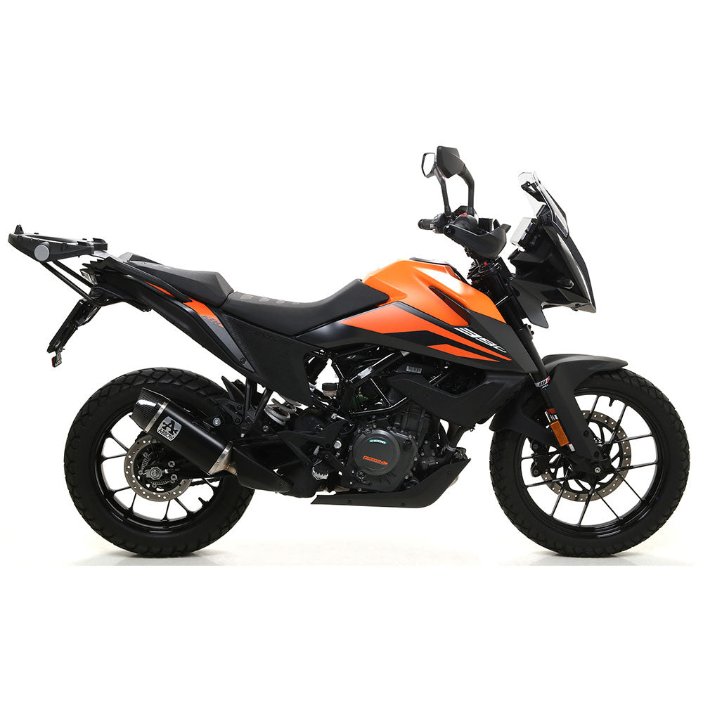 ARROW KTM Silencer Indy Race Aluminium Dark with CF End Cap