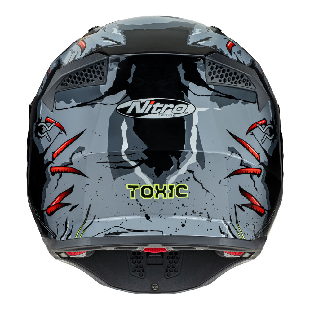 NITRO NZ302 Toxic Grey/Red S