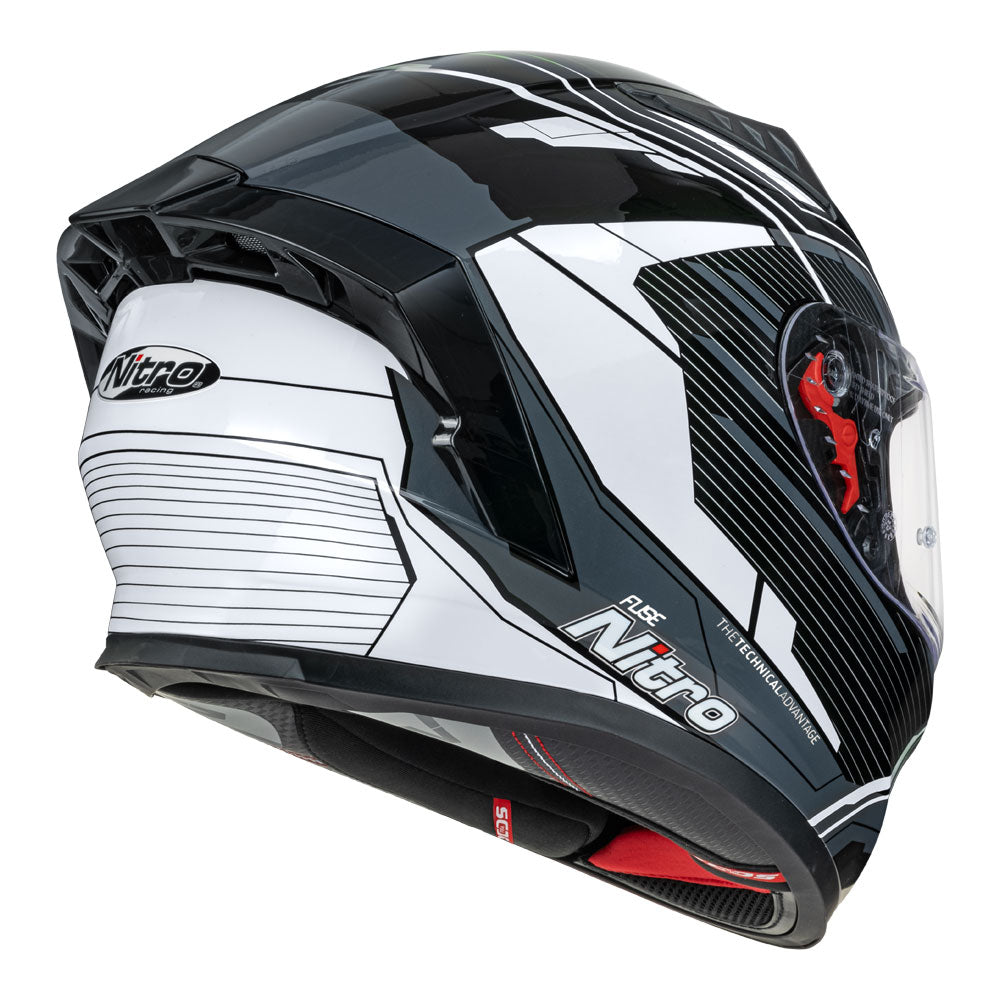 NITRO N501 Fuse Gloss Grey/White/Black M