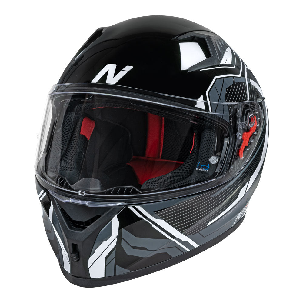 NITRO N501 Fuse Gloss Grey/White/Black M