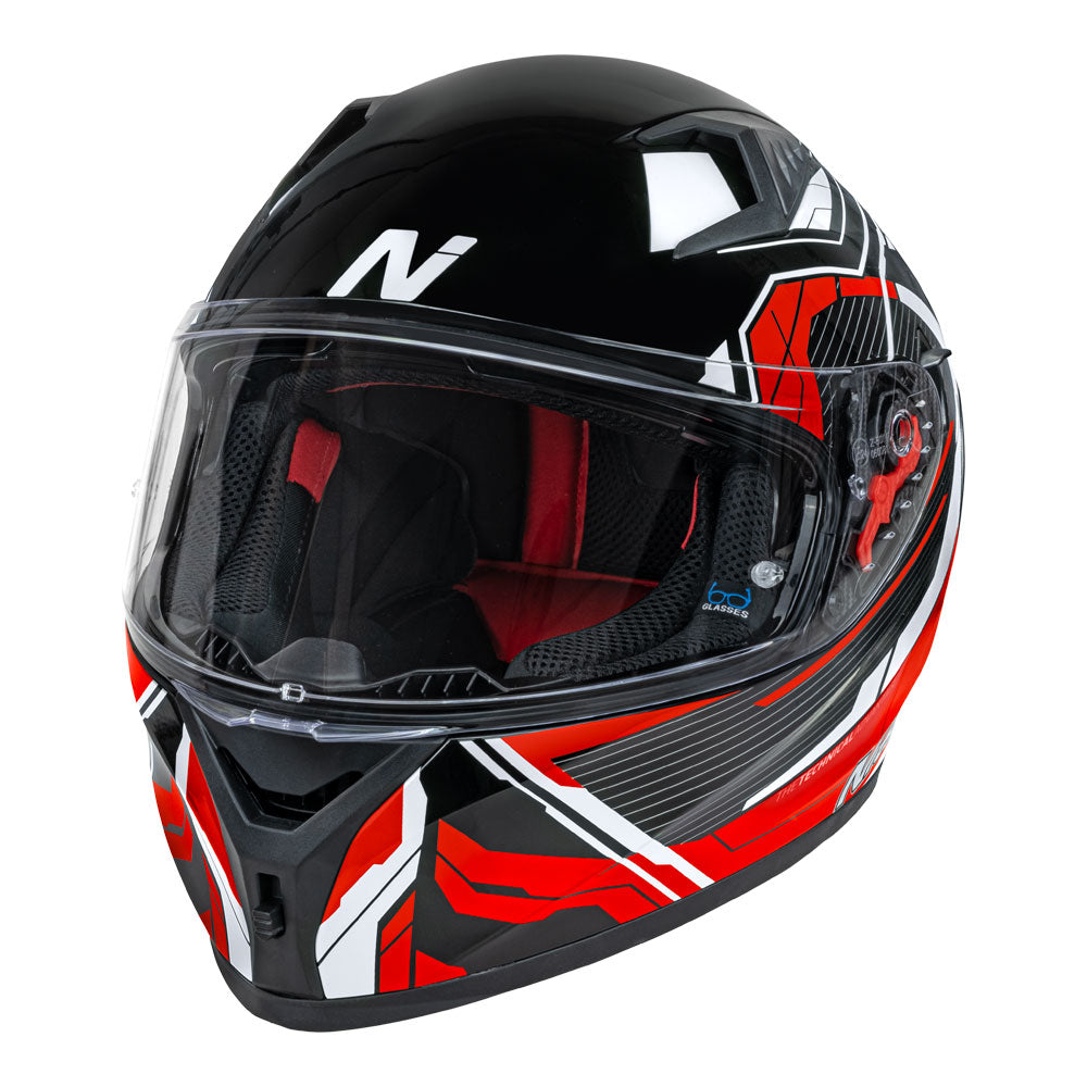 NITRO N501 Fuse Gloss Red/White/Black L