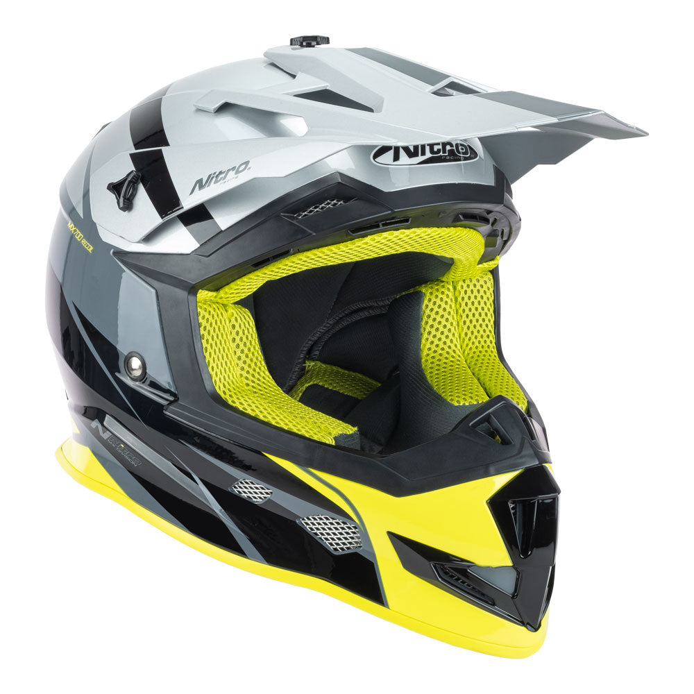NITRO MX700 Recoil Gun/Silver/Fluro Green XL*
