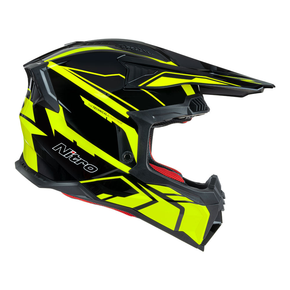 NITRO MX710 Shard II Fluro Yellow/Black XL