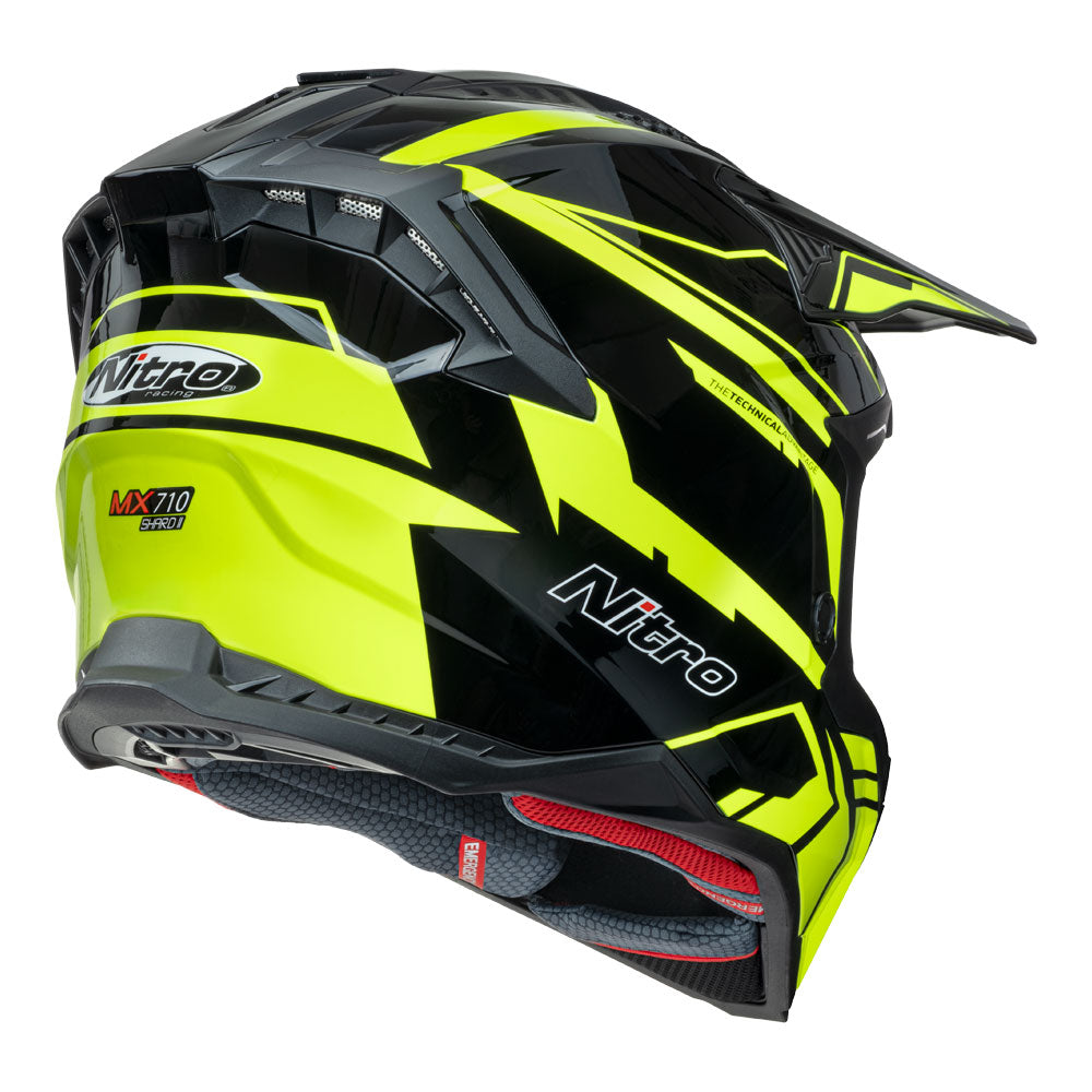 NITRO MX710 Shard II Fluro Yellow/Black XL