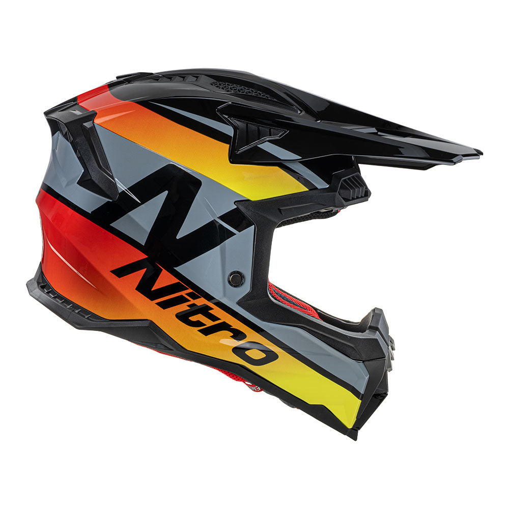 NITRO MX710 Onyx-Q2 Yellow/Red S
