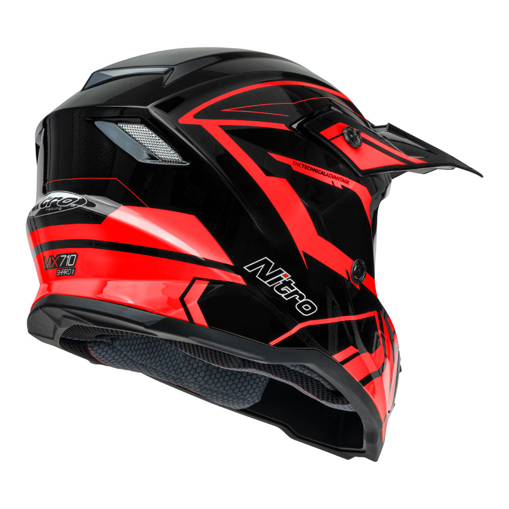 NITRO MX710 Youth Shard II Red/Black YM