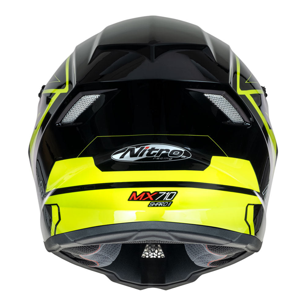 NITRO MX710 Youth Shard II Fluro Yellow/Black YS
