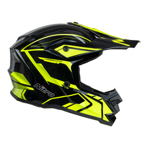 NITRO MX710 Youth Shard II Fluro Yellow/Black YL