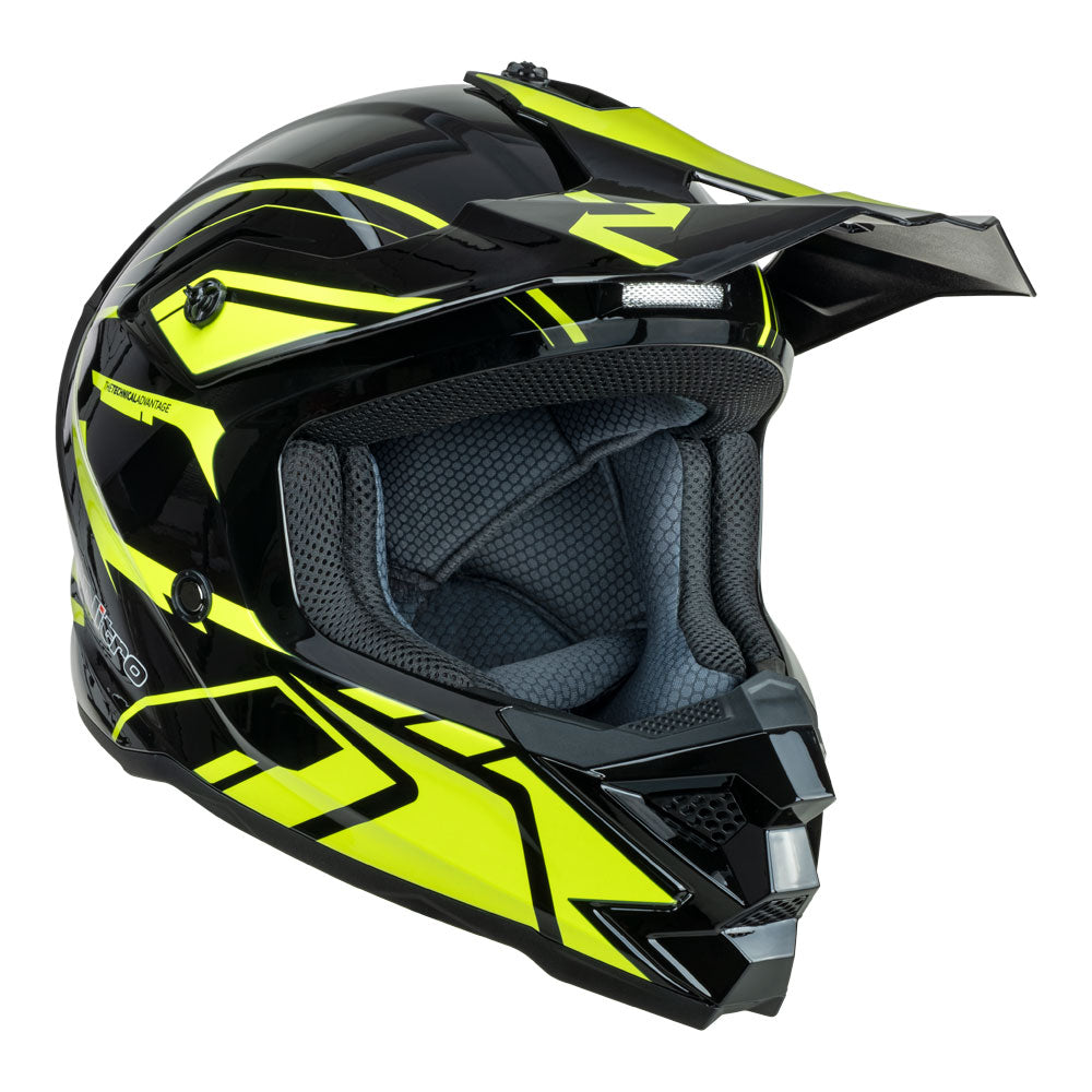 NITRO MX710 Youth Shard II Fluro Yellow/Black YL