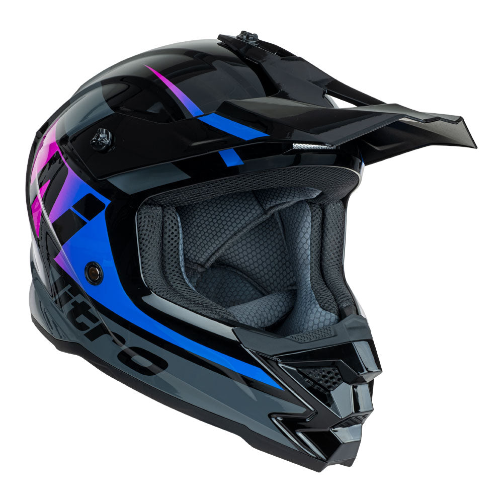 NITRO MX710 Youth Onyx Purple/Pink YS
