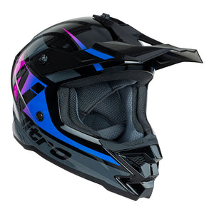 NITRO MX710 Youth Onyx Purple/Pink YS