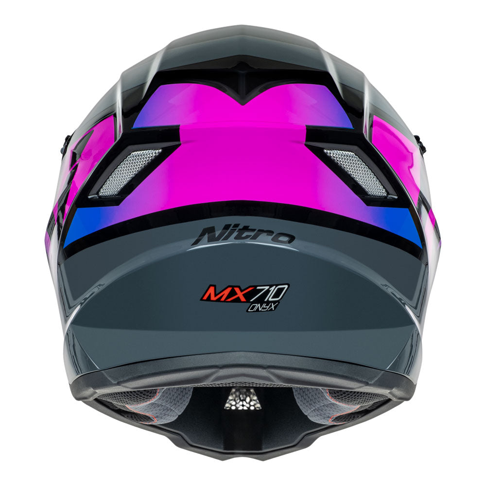 NITRO MX710 Youth Onyx Purple/Pink YS