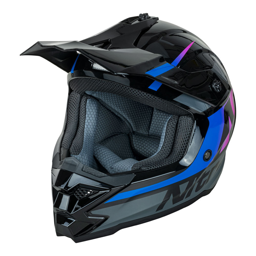 NITRO MX710 Youth Onyx Purple/Pink YS