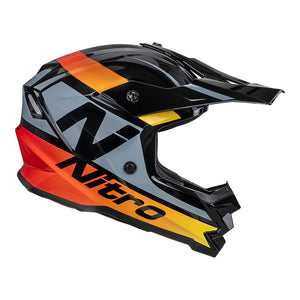 NITRO MX710 Youth Onyx-Q2 Yellow/Red YL