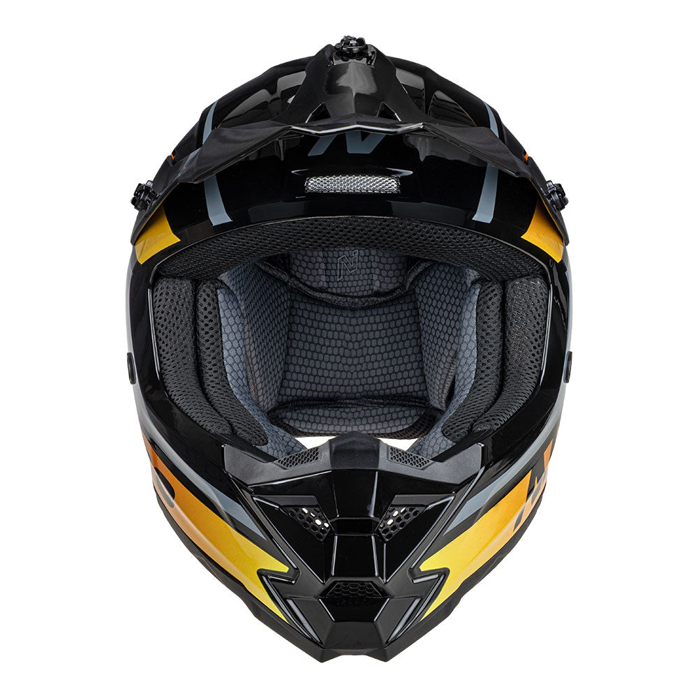 NITRO MX710 Youth Onyx-Q2 Yellow/Red YL