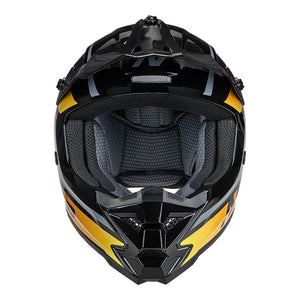 NITRO MX710 Youth Onyx-Q2 Yellow/Red YL