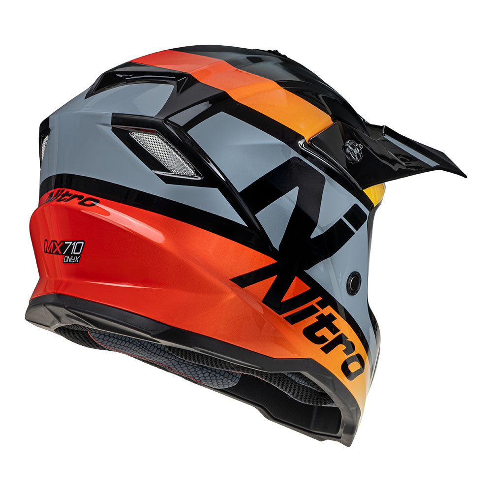 NITRO MX710 Youth Onyx-Q2 Yellow/Red YL