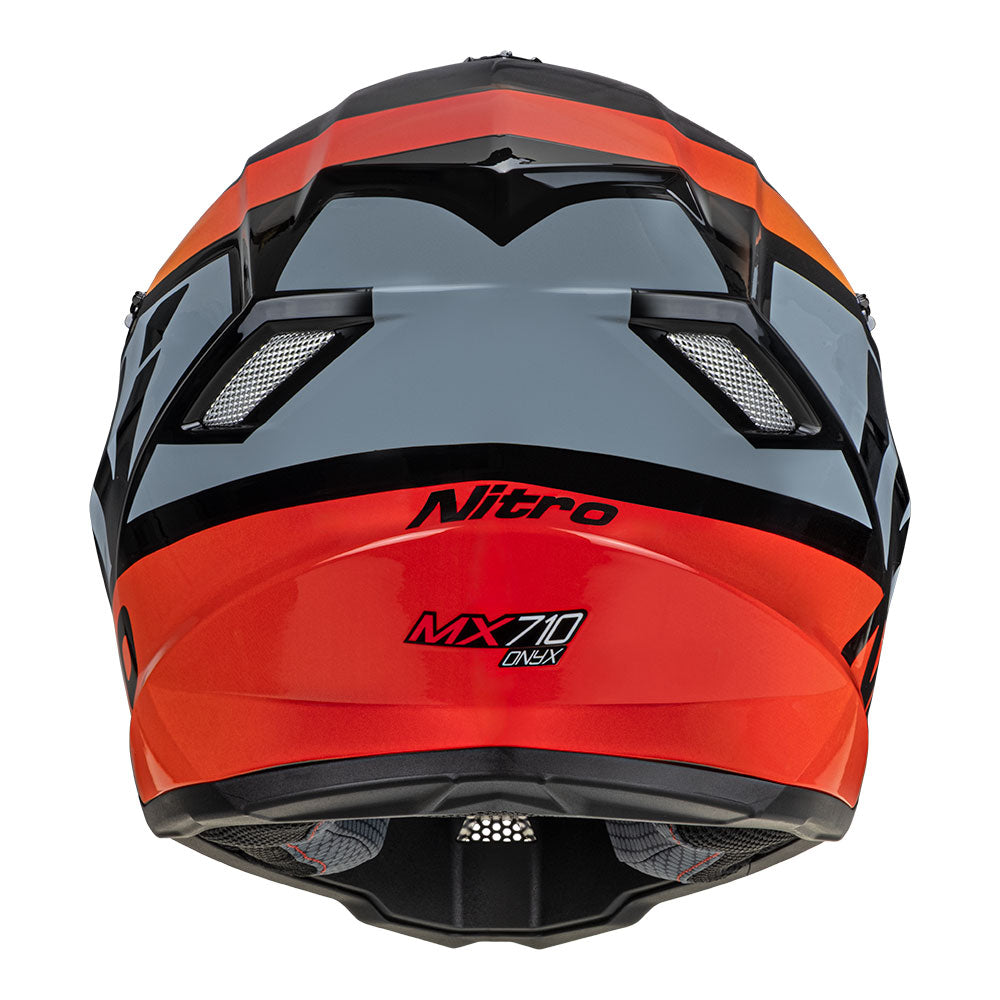 NITRO MX710 Youth Onyx-Q2 Yellow/Red YL