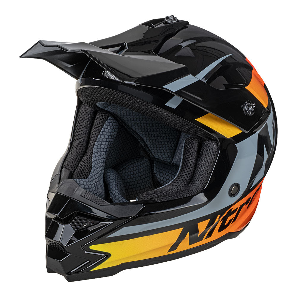NITRO MX710 Youth Onyx-Q2 Yellow/Red YL