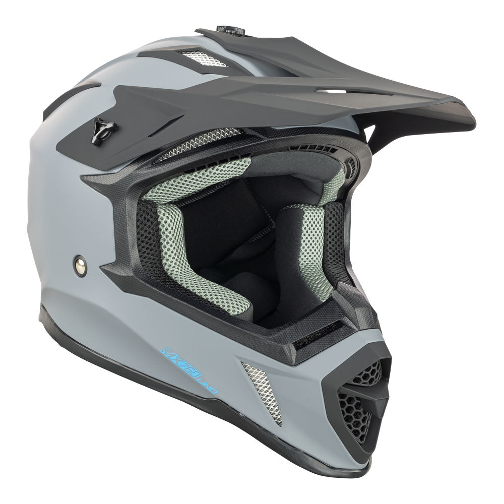 NITRO MX760 Satin Gunmetal/Blue Logo XL*