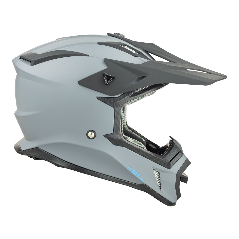 NITRO MX760 Satin Gunmetal/Blue Logo XL*