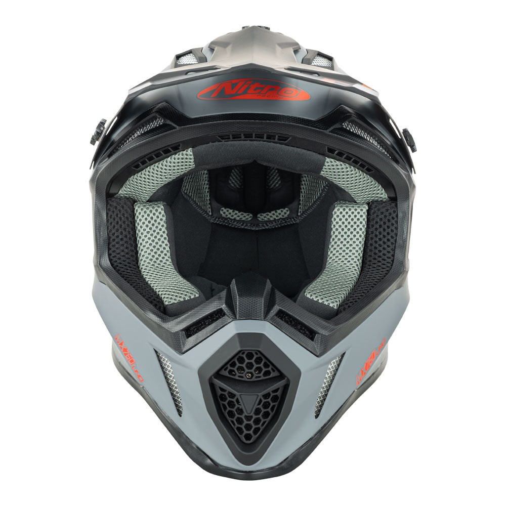 NITRO MX760 Satin Gunmetal/Red Logo S*