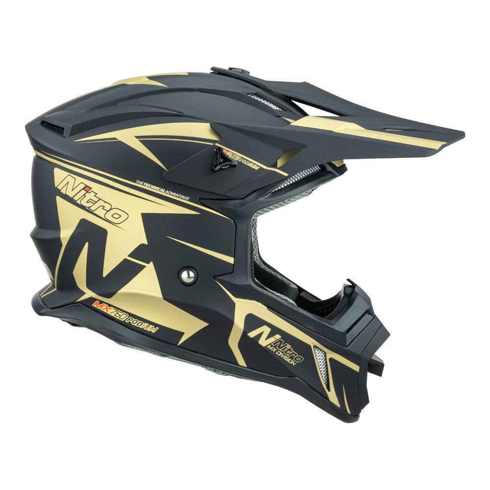 NITRO MX760 Satin Black/Gold XL