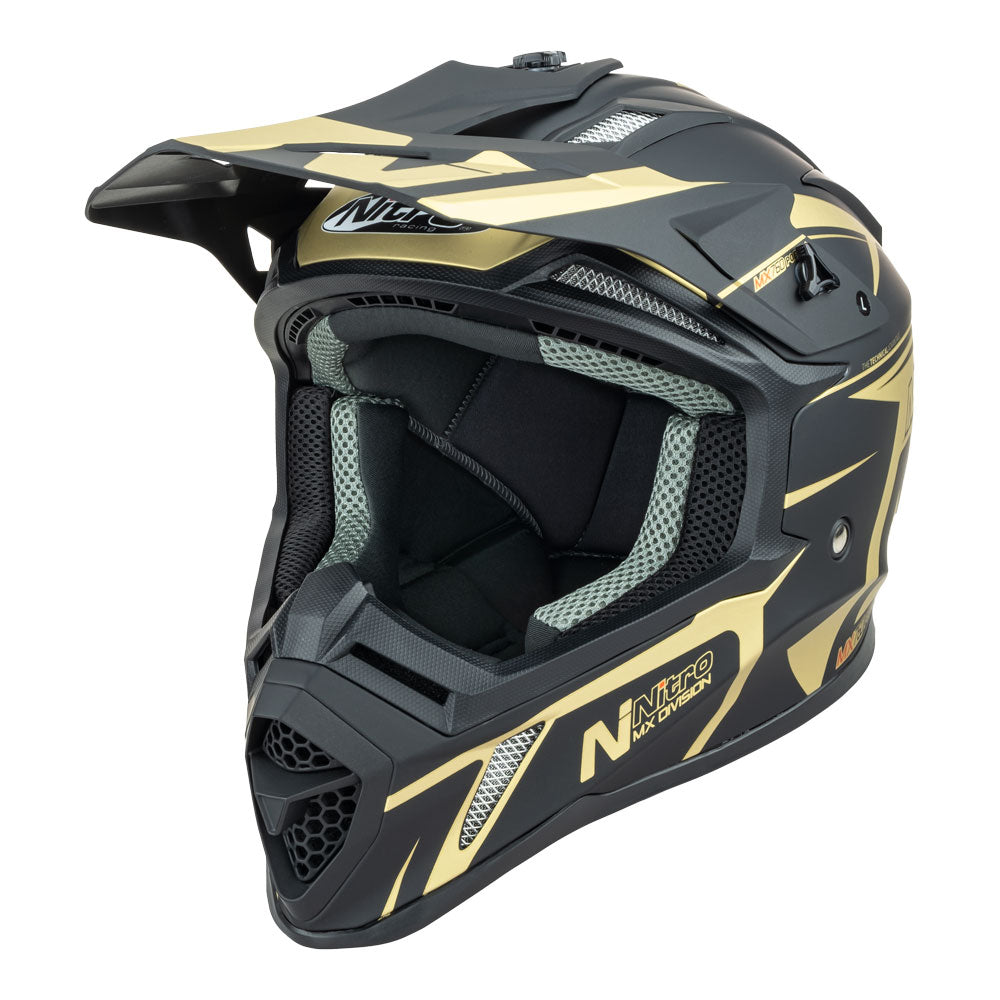 NITRO MX760 Satin Black/Gold L