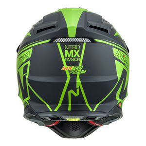 NITRO MX760 Satin Black/Fluro Green L