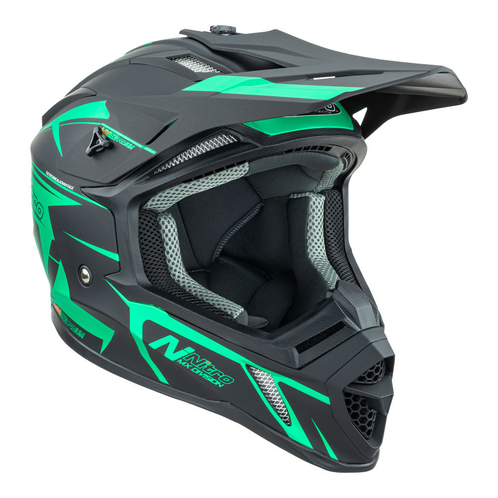 NITRO MX760 Satin Black/Teal S*