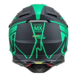 NITRO MX760 Satin Black/Teal XL*