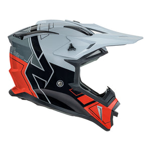 NITRO MX760 Gloss Silver/Grey/Black/Red L