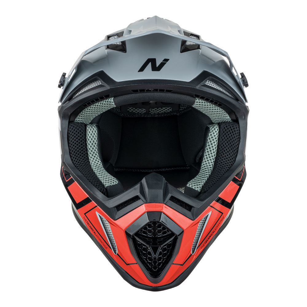 NITRO MX760 Gloss Silver/Grey/Black/Red XL