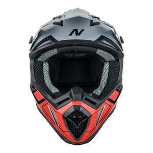 NITRO MX760 Gloss Silver/Grey/Black/Red L