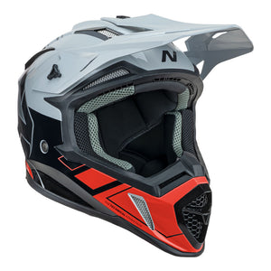 NITRO MX760 Gloss Silver/Grey/Black/Red L