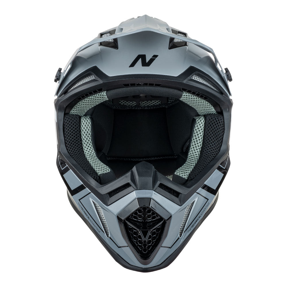 NITRO MX760 Gloss Silver/Grey/Black/Dark Grey L
