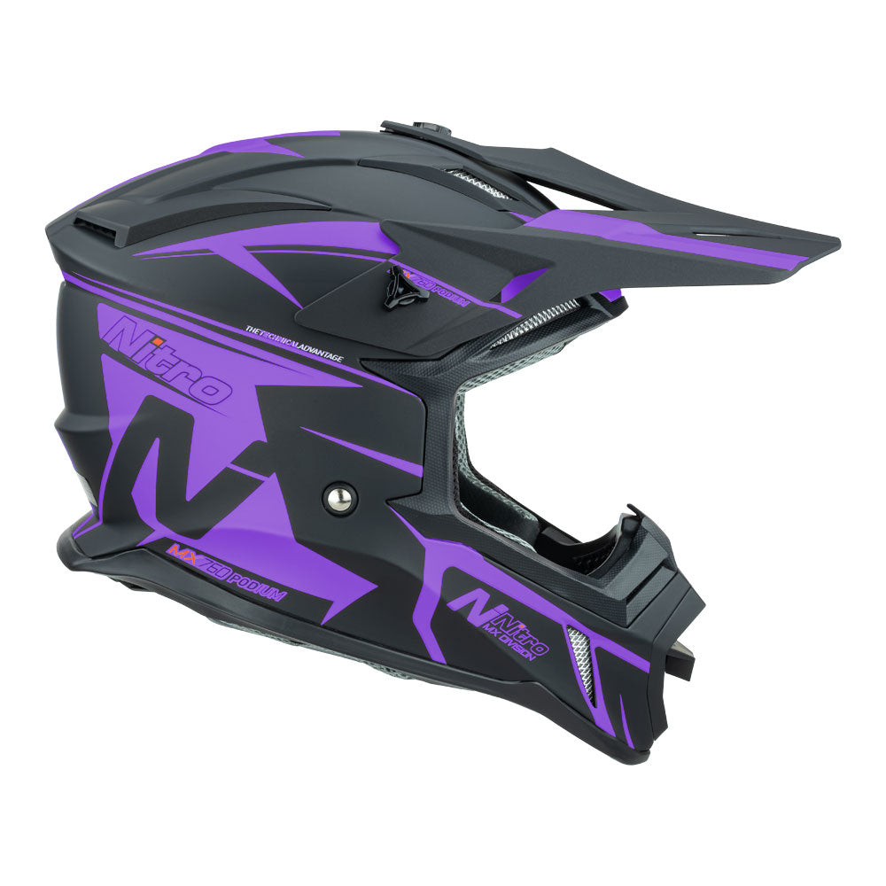 NITRO MX760 Podium Satin Purple/Black XL