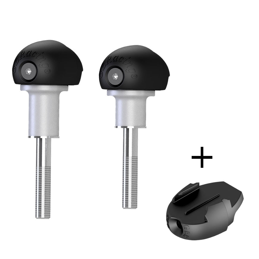 GBRacing Street Bullet Frame Sliders for Yamaha XSR900 GoPro™ Camera Mount bundle
