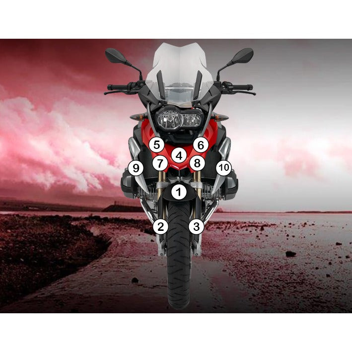 Eazi-Grip Paint Protection Film for BMW R1200GS, matte