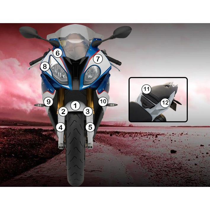 Eazi-Grip Paint Protection Film for BMW S1000RR, matte