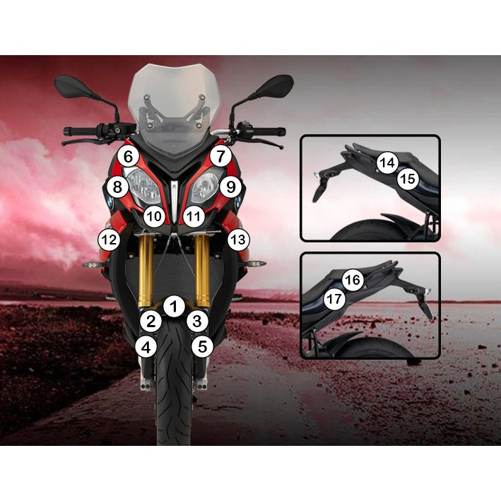 Eazi-Grip Paint Protection Film for BMW S1000XR, matte