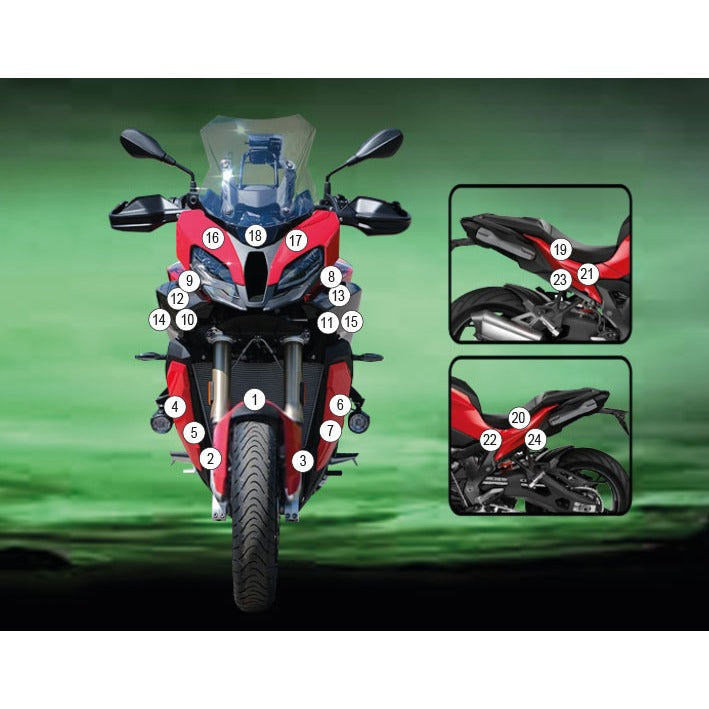 Eazi-Grip Paint Protection Film for BMW S1000XR, matte