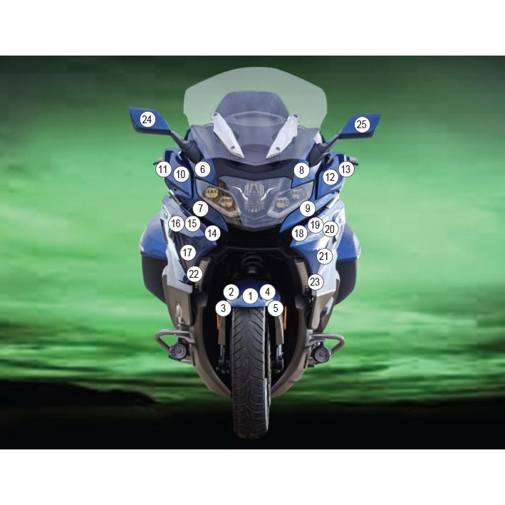 Eazi-Grip Paint Protection Film for BMW K 1600, gloss