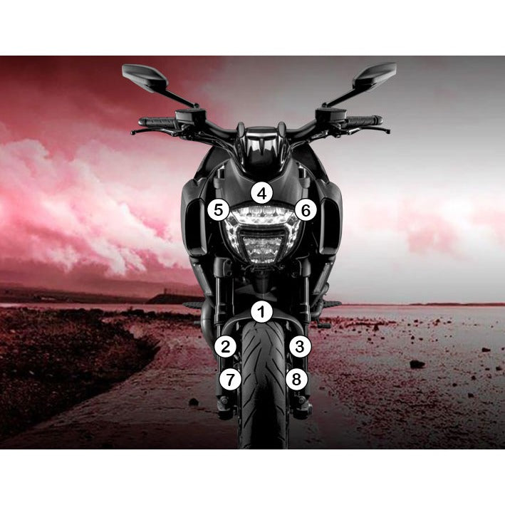 Eazi-Grip Paint Protection Film for Ducati Diavel, matte