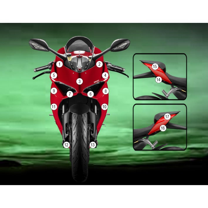 Eazi-Grip Paint Protection Film for Ducati Panigale V2, matte