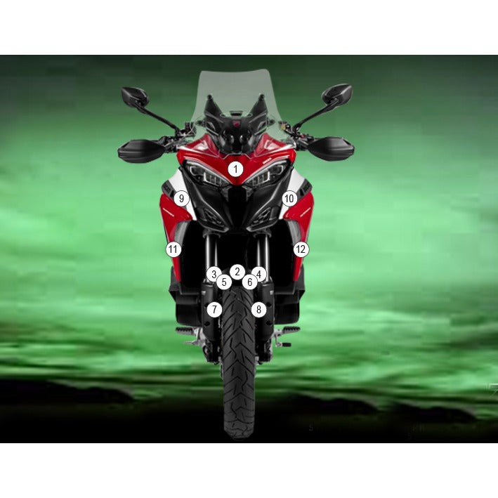 Eazi-Grip Paint Protection Film for Ducati Multistrada V4, gloss