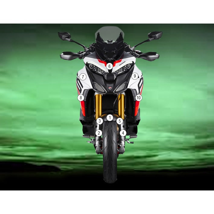 Eazi-Grip Paint Protection Film for Ducati Multistrada V4 RS, gloss
