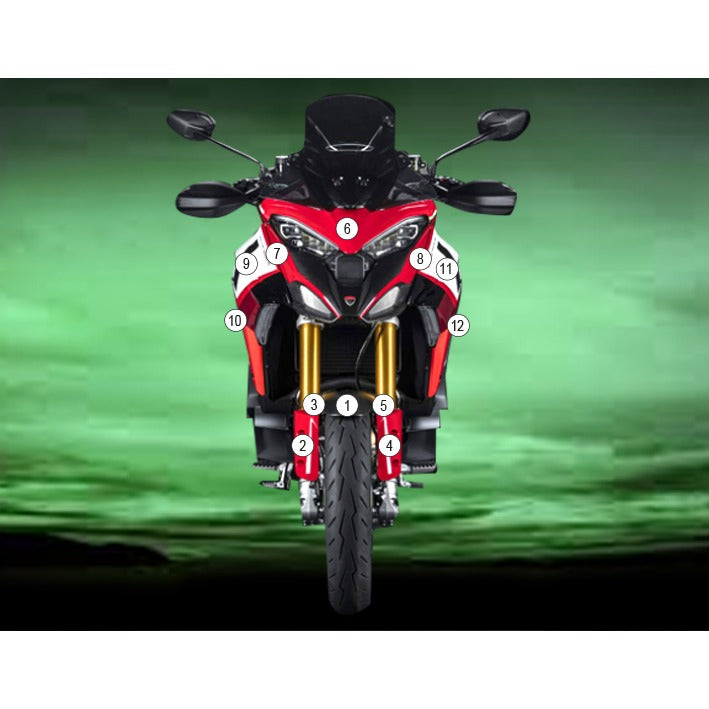 Eazi-Grip Paint Protection Film for Ducati Multistrada V4 Pikes Peak, matte
