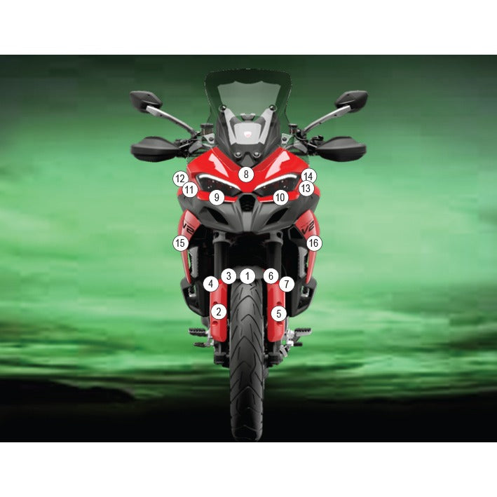 Eazi-Grip Paint Protection Film for Ducati Multistrada V2, gloss