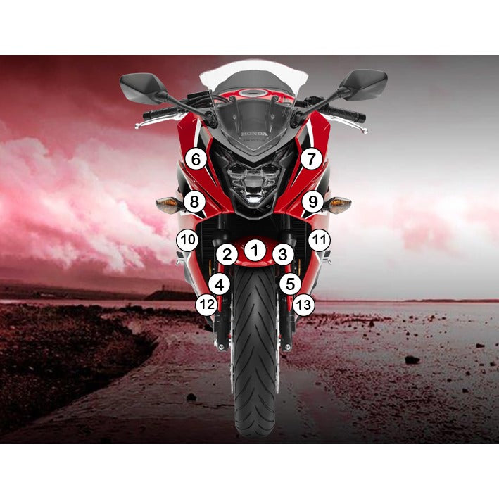 Eazi-Grip Paint Protection Film for Honda CBR650F, gloss